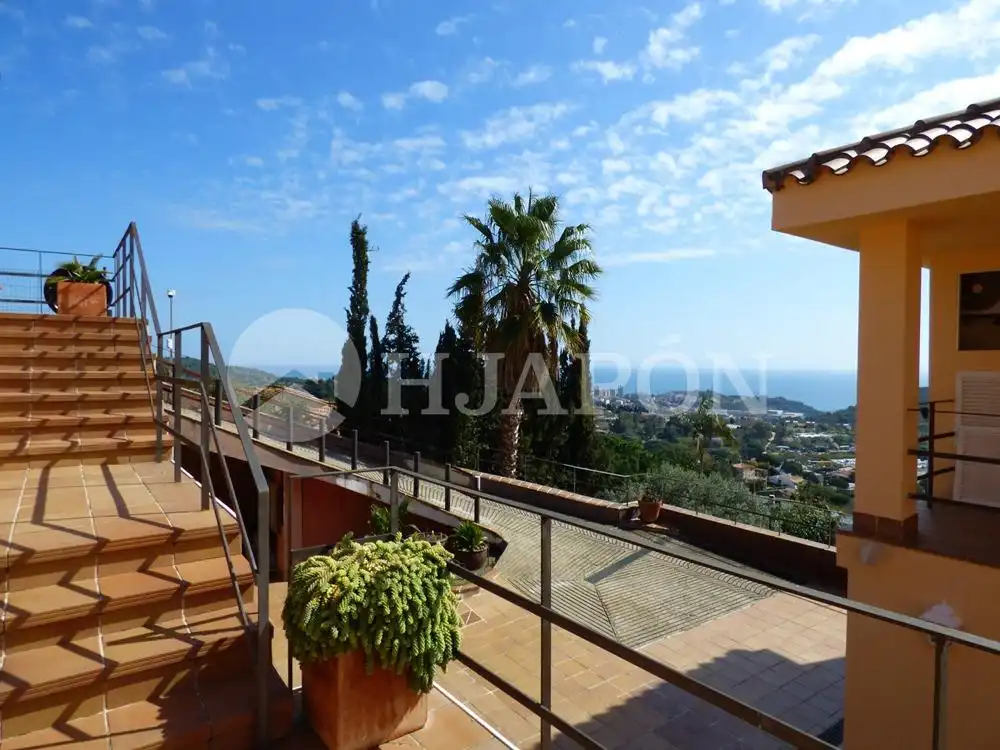 Vista exterior de Casa o chalet en venta en Badalona con Aire acondicionado, Jardín privado y Terraza