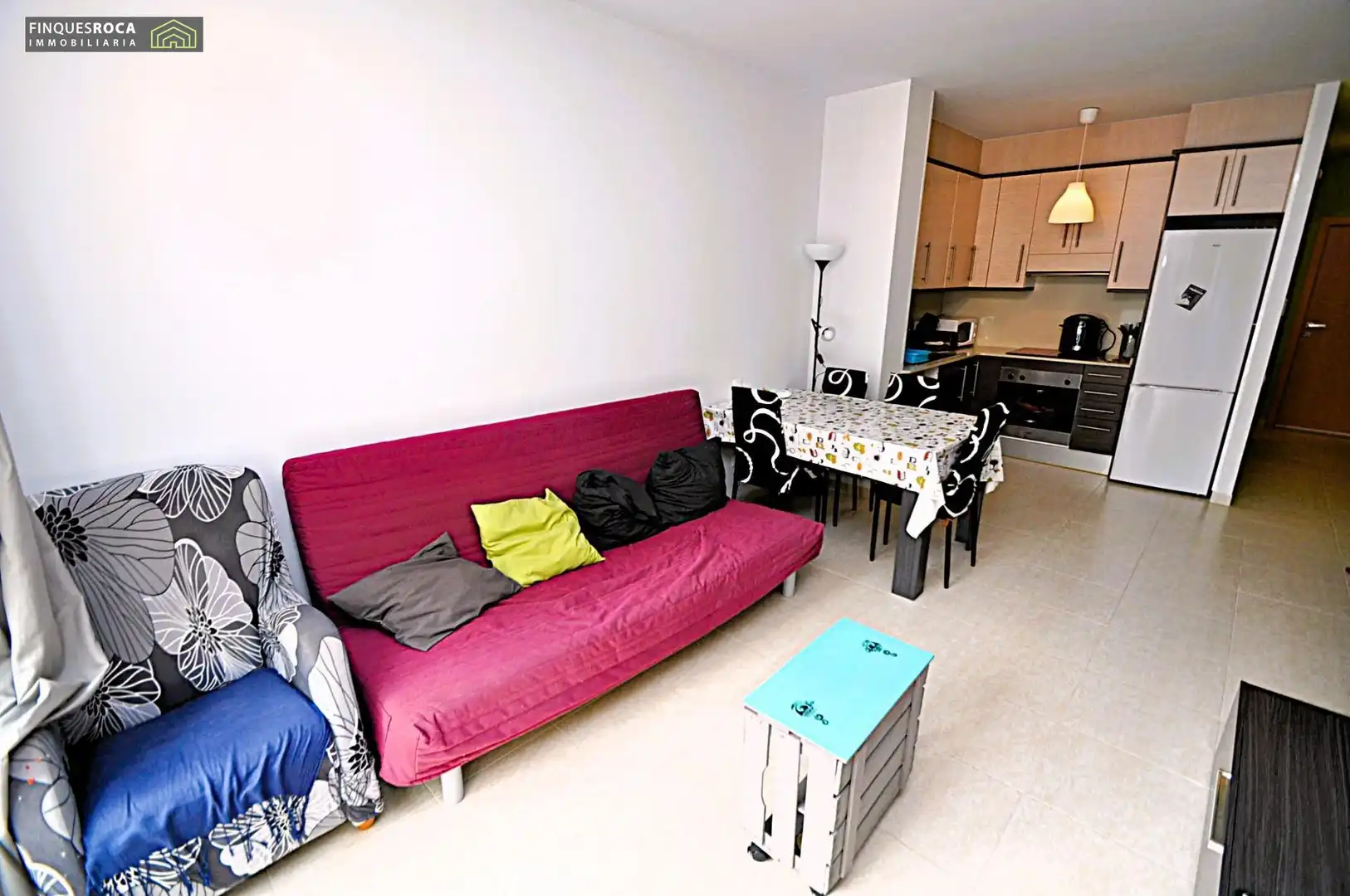 Sala de estar de Planta baja en venta en La Ràpita con Aire acondicionado, Terraza y Amueblado