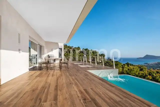 Vista exterior de Casa o chalet en venta en Altea con Aire acondicionado, Calefacción y Terraza