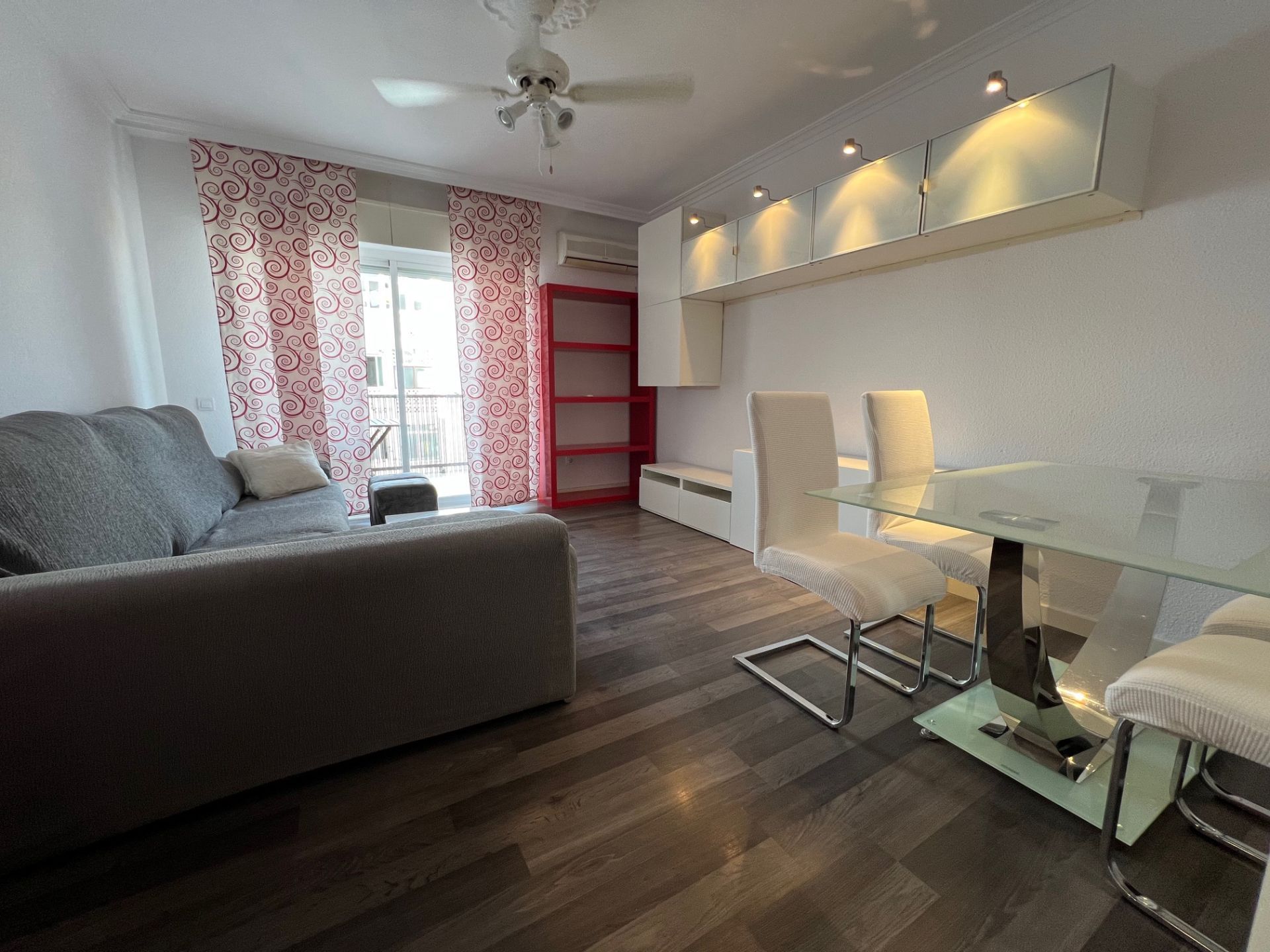 Living room of Flat to rent in Badajoz Capital  with Air Conditioner, Heating and Furnished