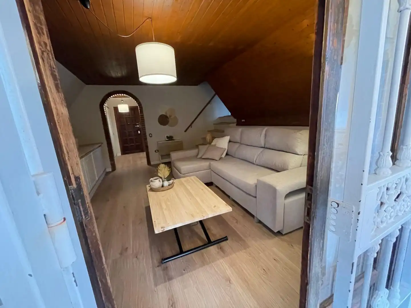 Wohnzimmer von Wohnung zur Miete in Torremolinos mit Terrasse und Möbliert