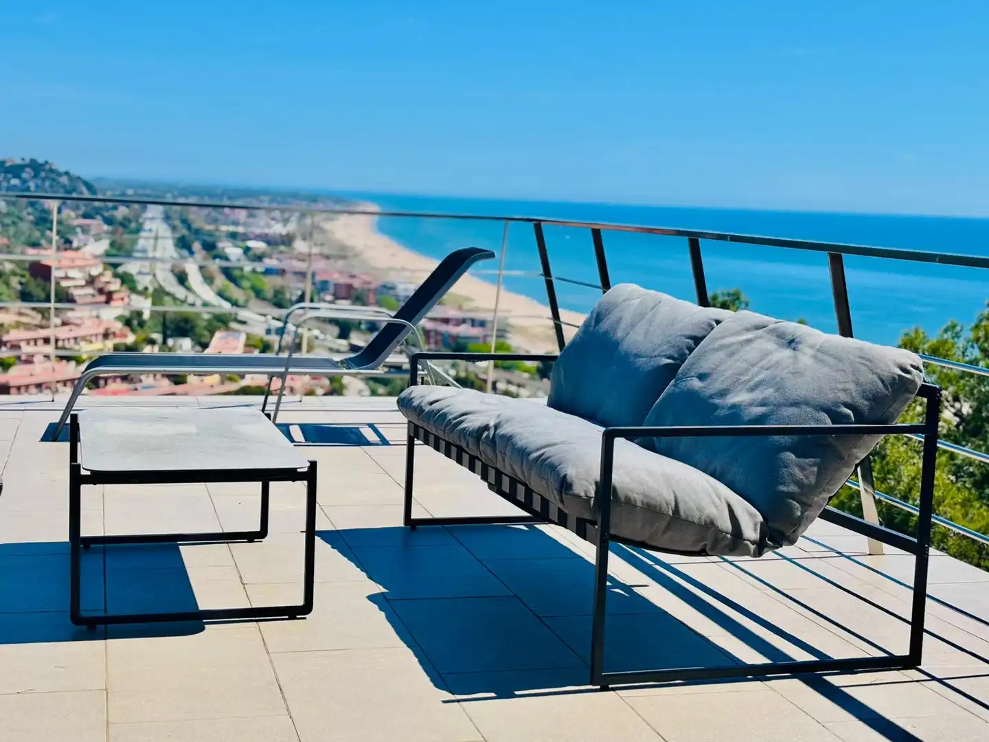 Terrace of Detached homes for rent in Sitges  with Air Conditioner, Heating and Parquet flooring