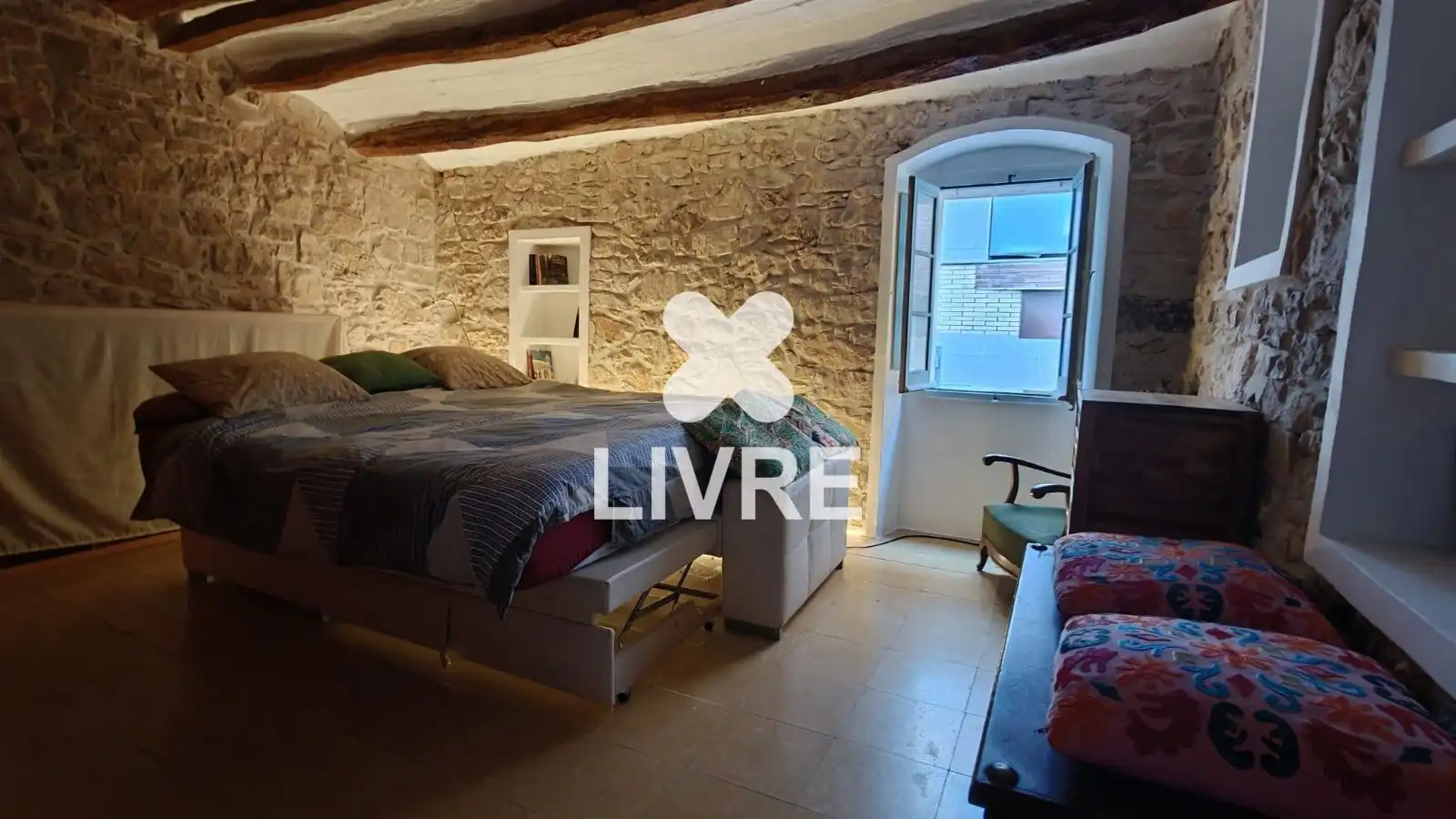 Sala de estar de Casa adosada en venta en Vallirana