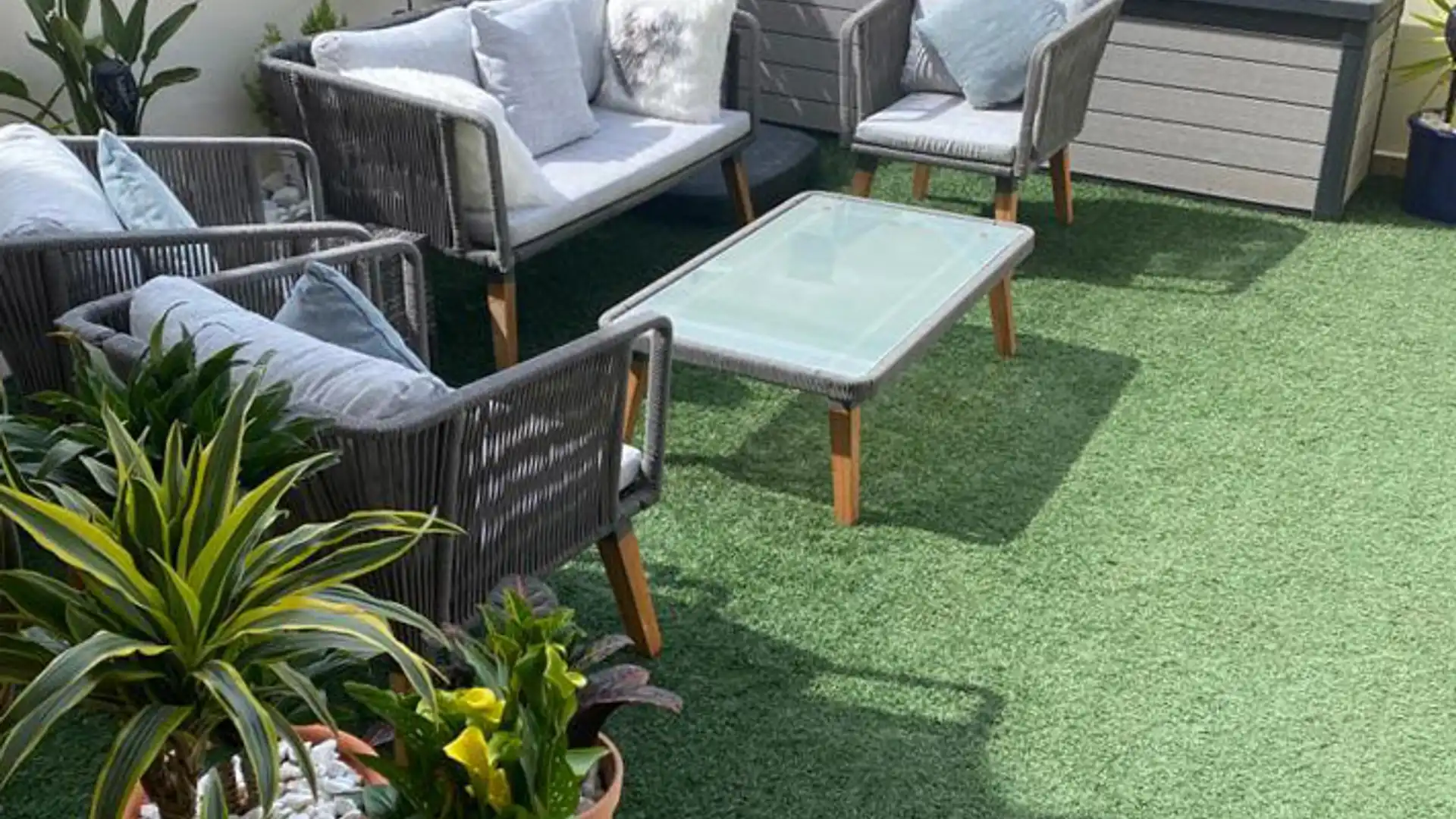 Terraza de Casa adosada en venta en Guardamar del Segura con Aire acondicionado, Jardín privado y Terraza