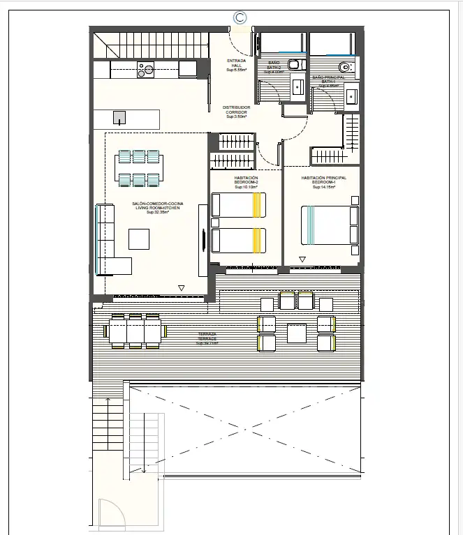 Apartament amb piscina en venda a Balcón de Finestrat - Terra Marina, imagen 17