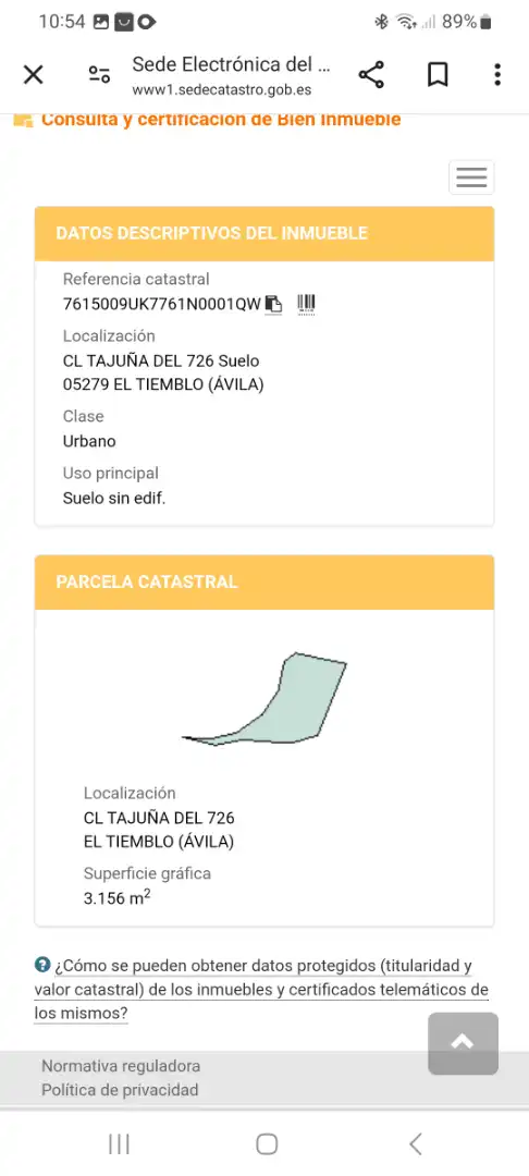 Residential land for sale in Calle Tajuña 726, imagen 4