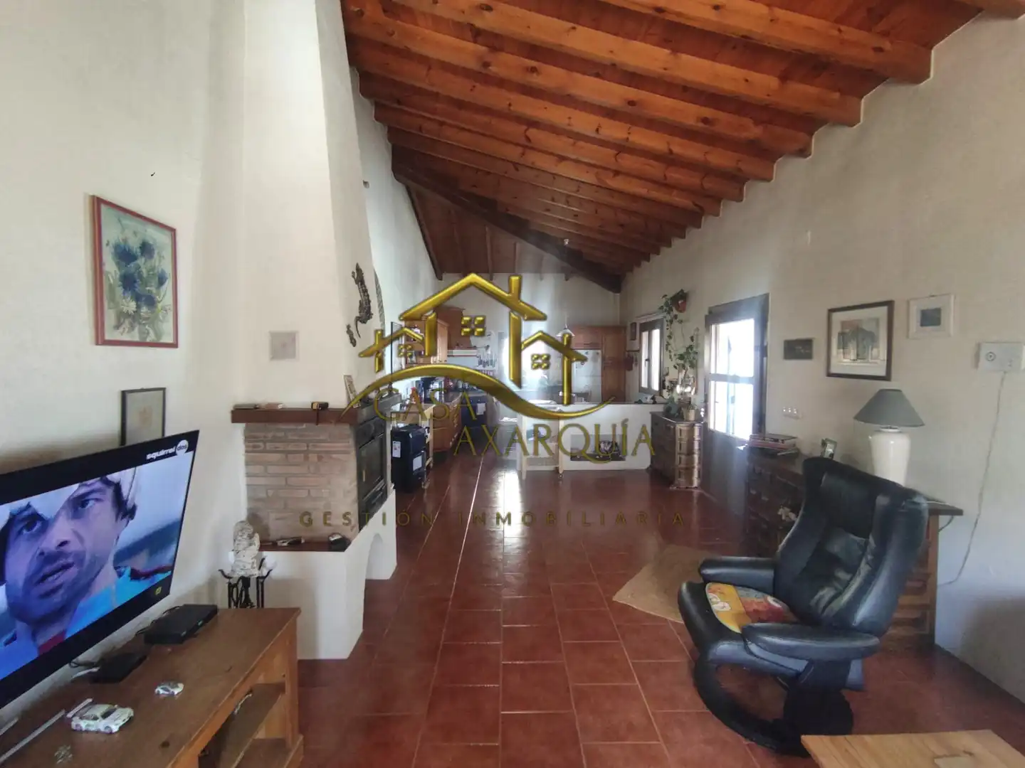 Sala de estar de Finca rústica en venta en Vélez-Málaga con Jardín privado y Terraza
