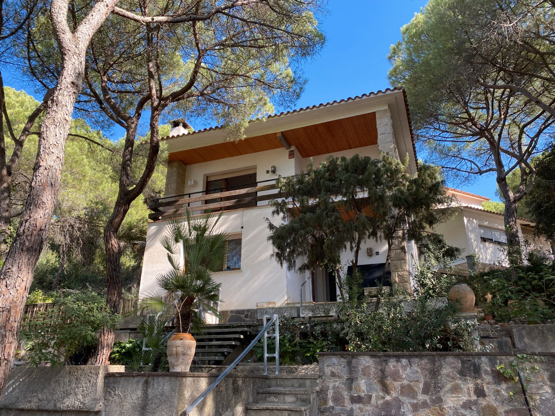 Vista exterior de Casa o xalet en venda en L'Ametlla del Vallès amb Calefacció, Jardí privat i Balcó
