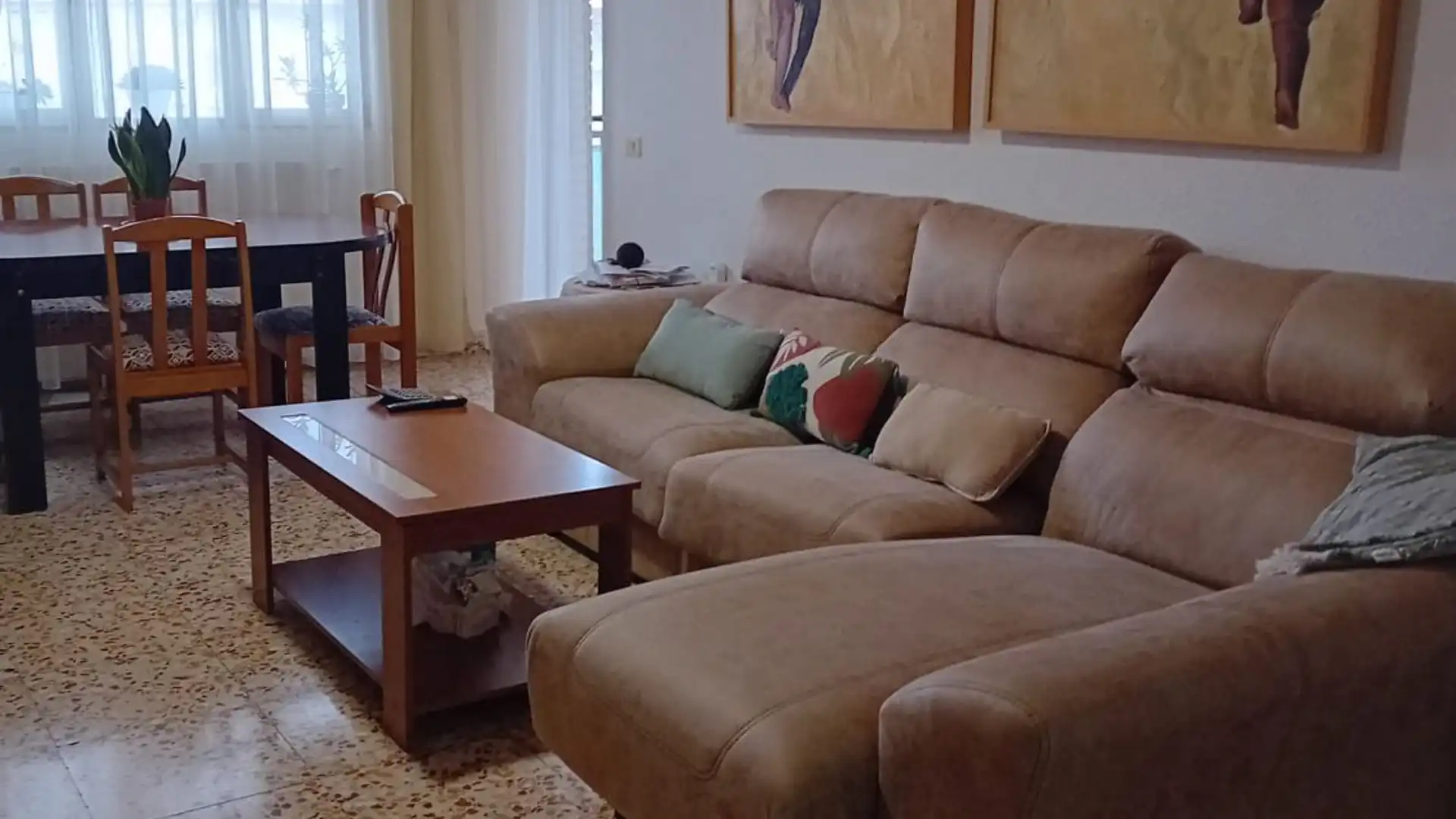 Wohnzimmer von Wohnung zum Verkauf in Valdepeñas mit Klimaanlage, Heizung und Terrasse