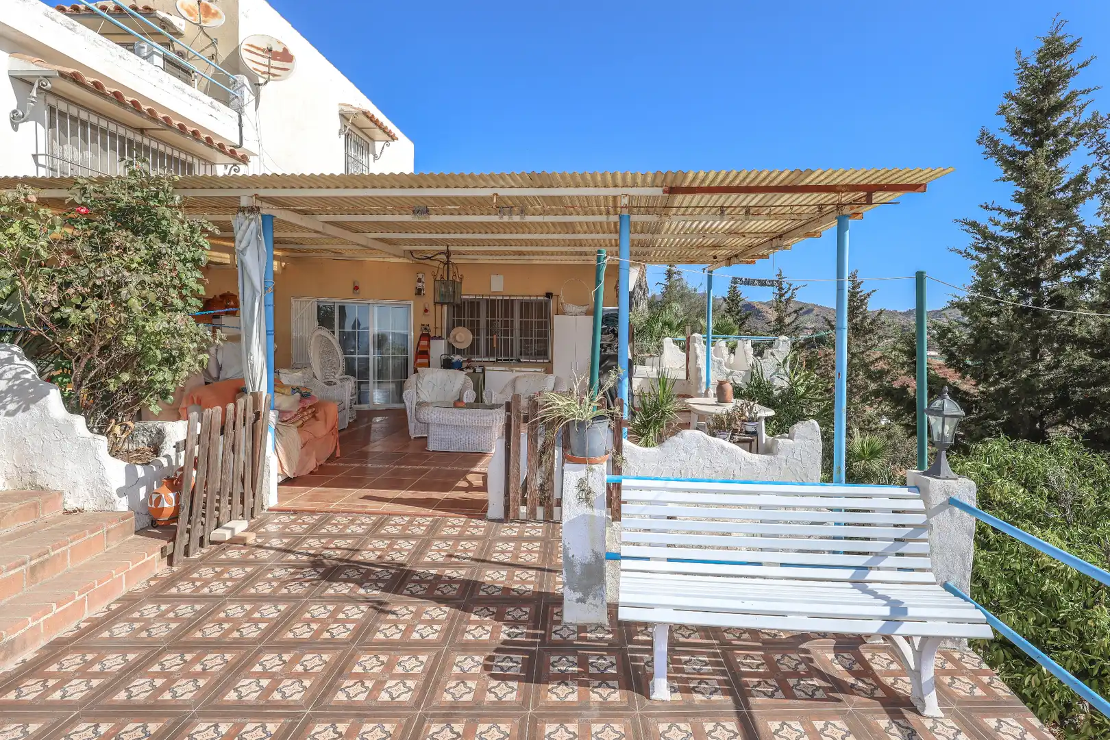 Terrassa de Casa o xalet en venda en Cártama amb Aire condicionat i Jardí privat