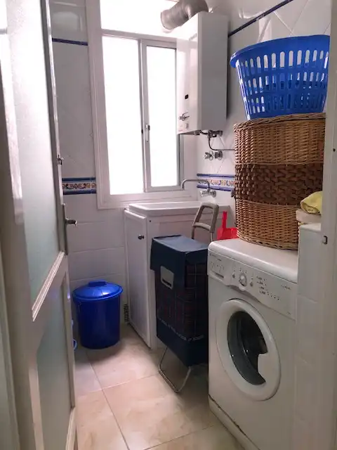 Bany de Pis en venda en Sanlúcar de Barrameda amb Aire condicionat, Terrassa i Moblat