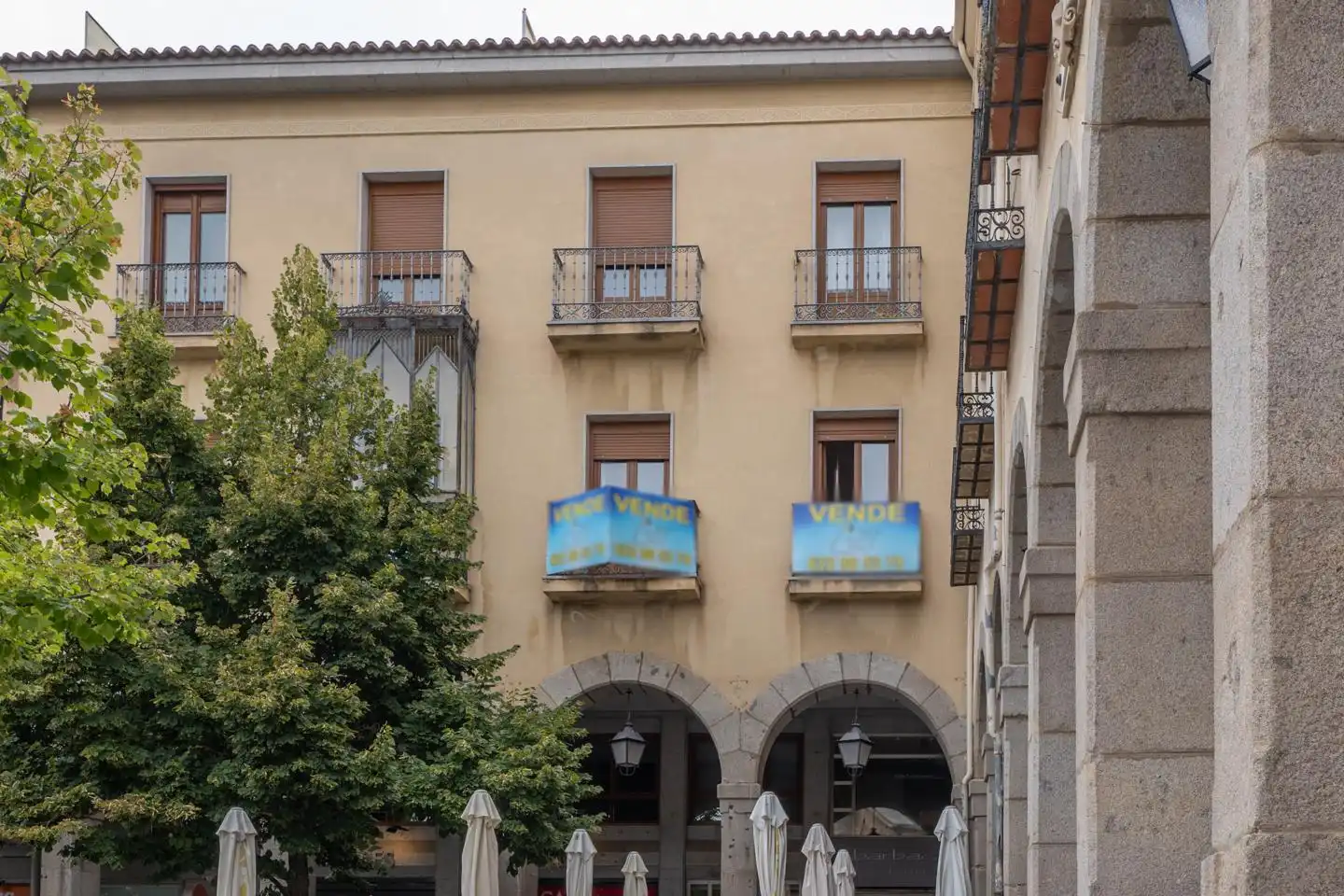 Vista exterior de Pis en venda en Ávila amb Terrassa i Moblat