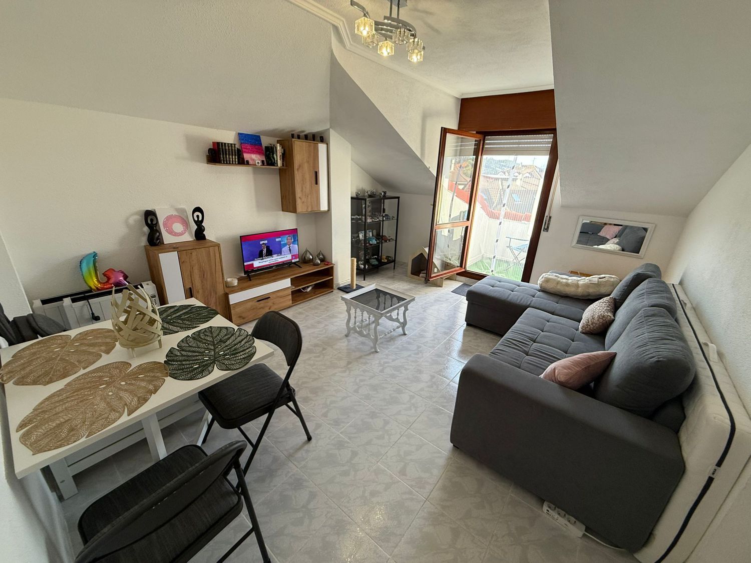 Living room of Attic for sale in Noja  with Balcony and Community pool