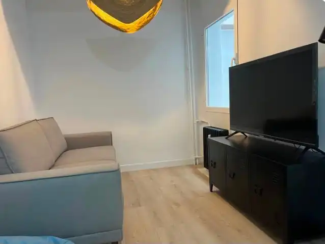 Sala de estar de Piso de alquiler en Cuenca con Calefacción, Amueblado y Horno