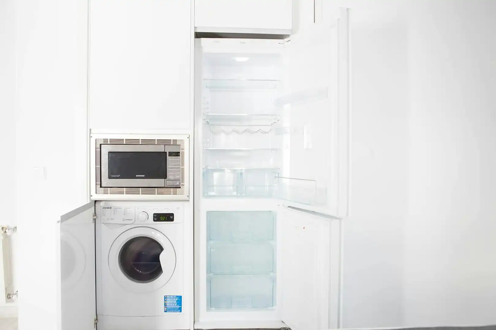 Kitchen of Flat for rent in Madrid  with Heating, Furnished and Washing machine