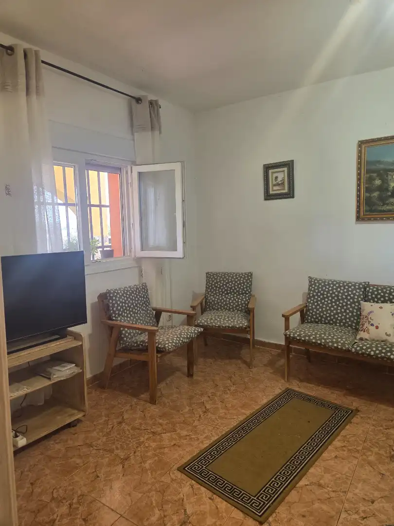 Living room of Houses for sale in Badajoz  with Private garden, Terrace and Storage room
