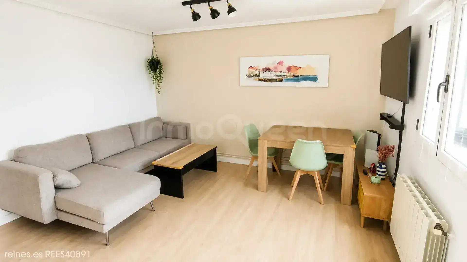 Wohnzimmer von Wohnung zum Verkauf in Santander mit Heizung und Möbliert