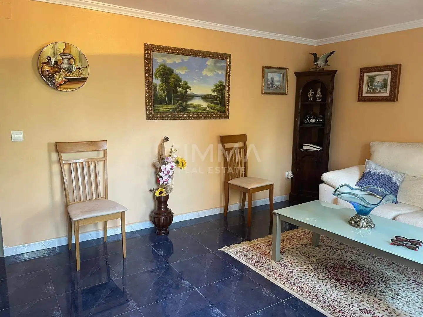 Sala de estar de Casa o chalet en venta en La Nucia con Aire acondicionado, Jardín privado y Terraza