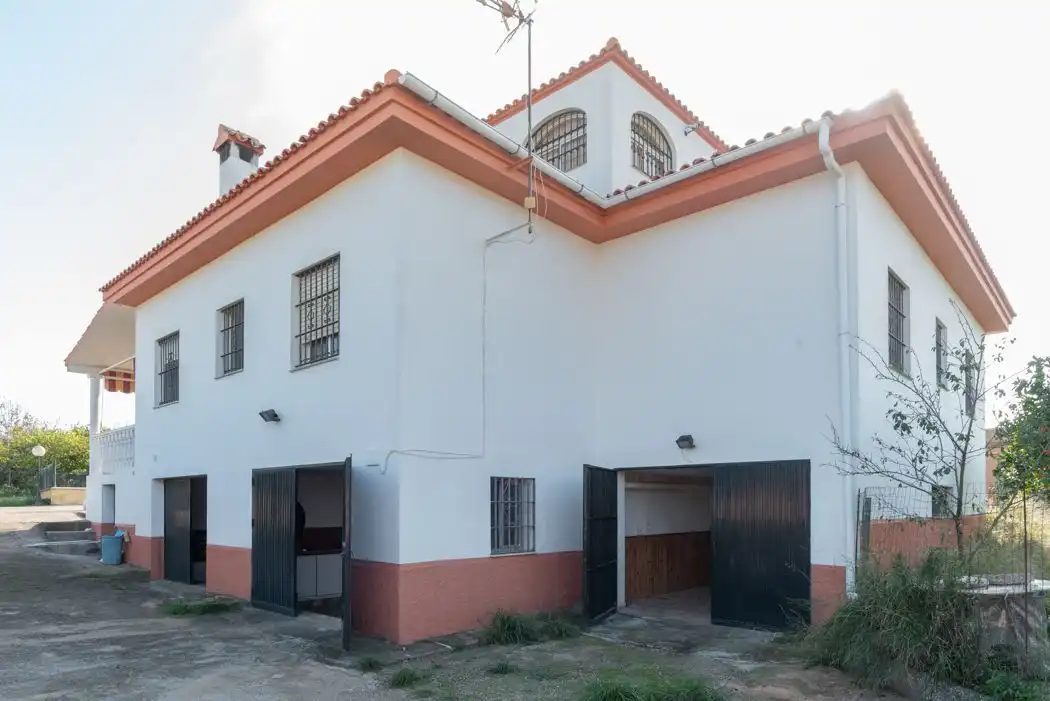 Vista exterior de Casa o chalet en venta en Alcalá de Guadaira con Piscina