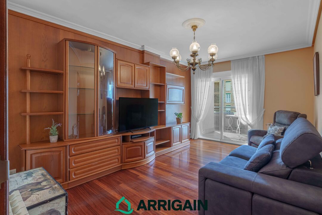 Sala de estar de Piso en venta en Hernani con Calefacción y Terraza
