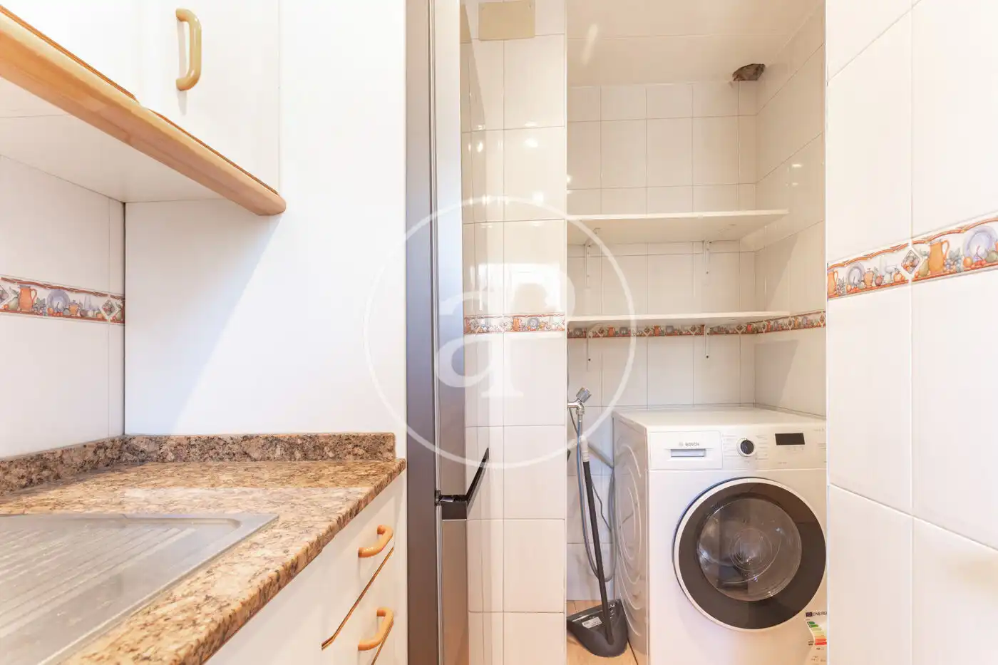 Cocina de Piso de alquiler en Barcelona con Amueblado y Balcón