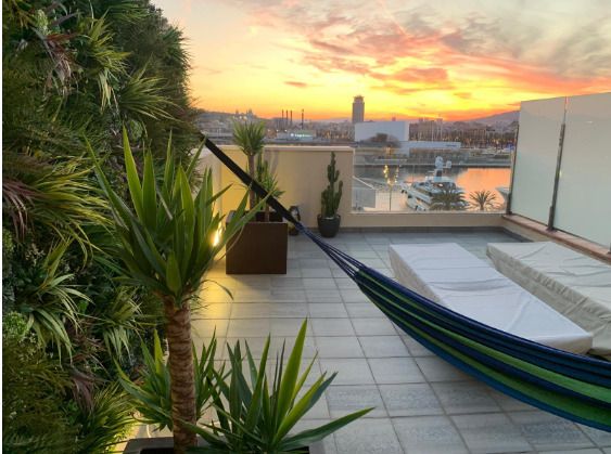 Terrace of Attic for sale in  Barcelona Capital  with Air Conditioner, Heating and Parquet flooring