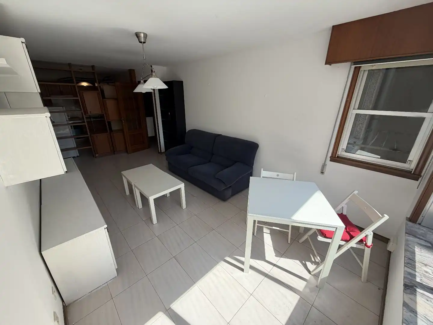 Sala d'estar de Apartament en venda en A Coruña Capital  amb Parquet, Traster i Moblat