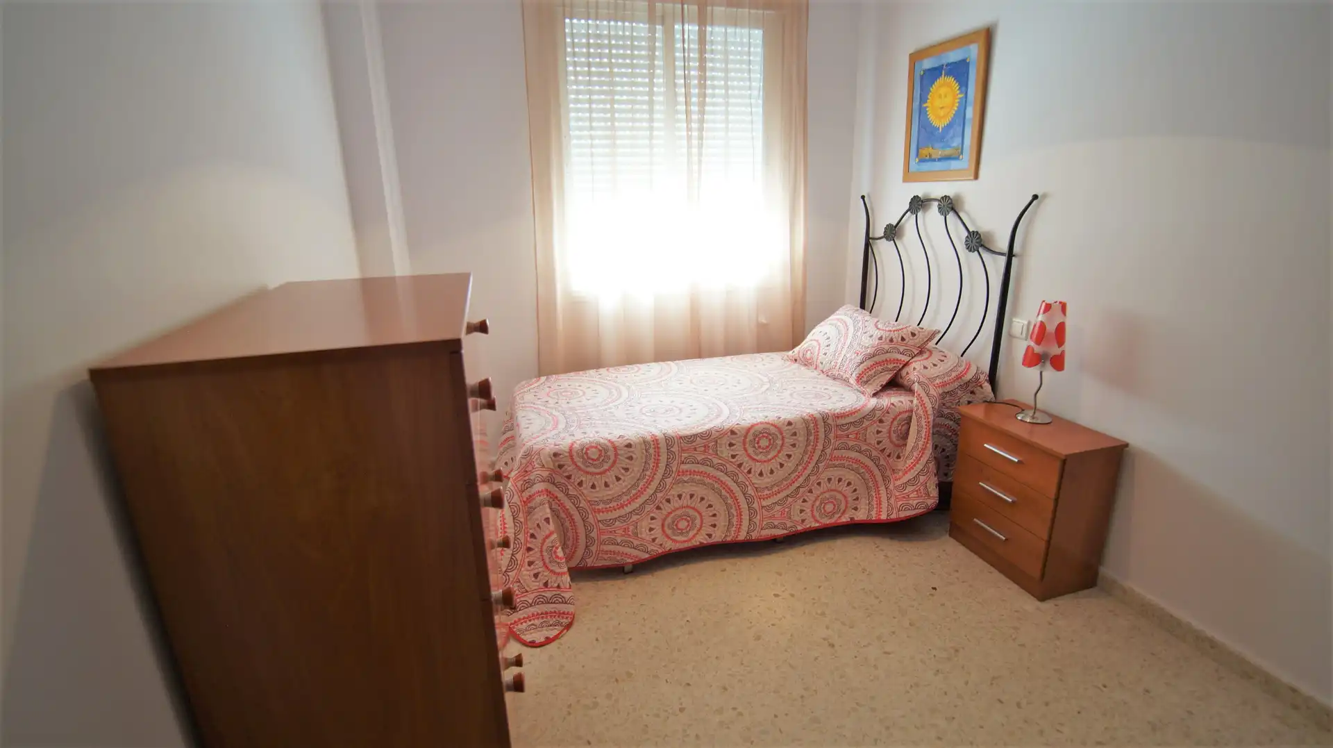 Bedroom of Flat for rent in Badajoz  with Air Conditioner, Furnished and Oven