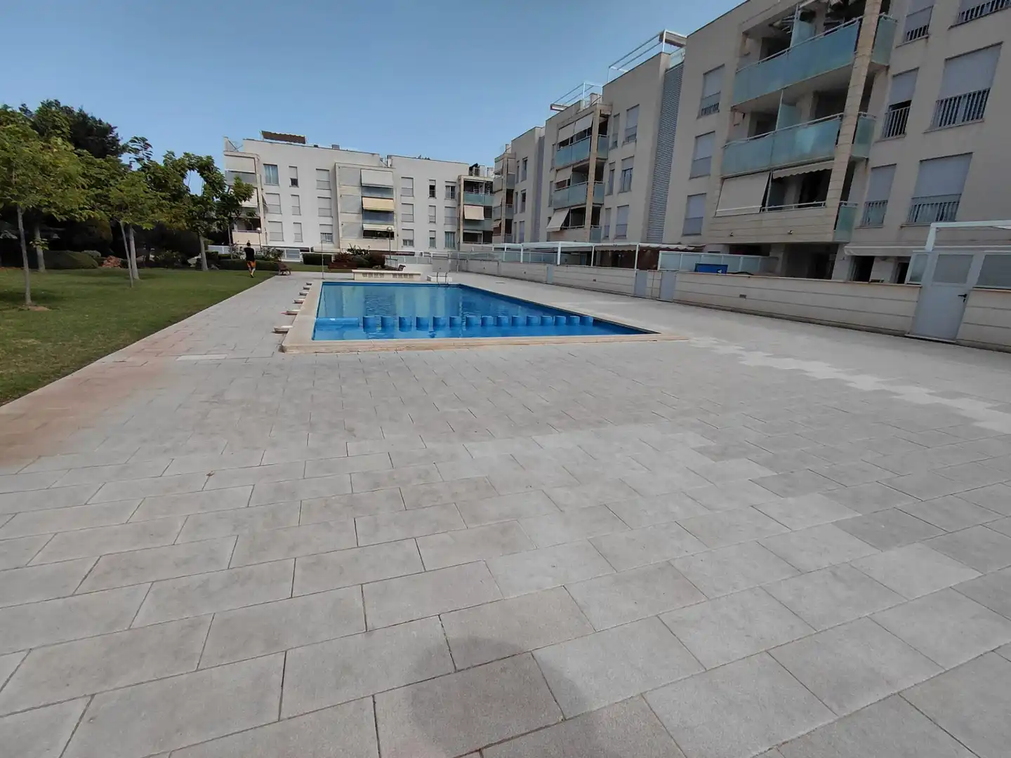 Schwimmbecken von Erdgeschoss zur Miete in  Palma de Mallorca mit Klimaanlage, Heizung und Privatgarten
