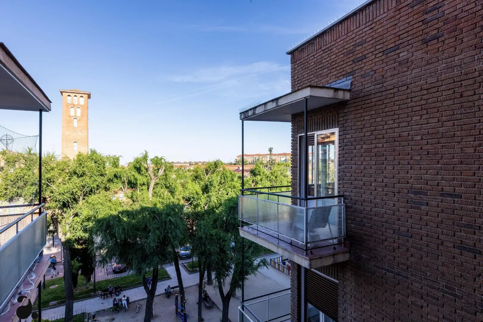 Balcony of Flat for sale in Madrid  with Air Conditioner, Heating and Parquet flooring