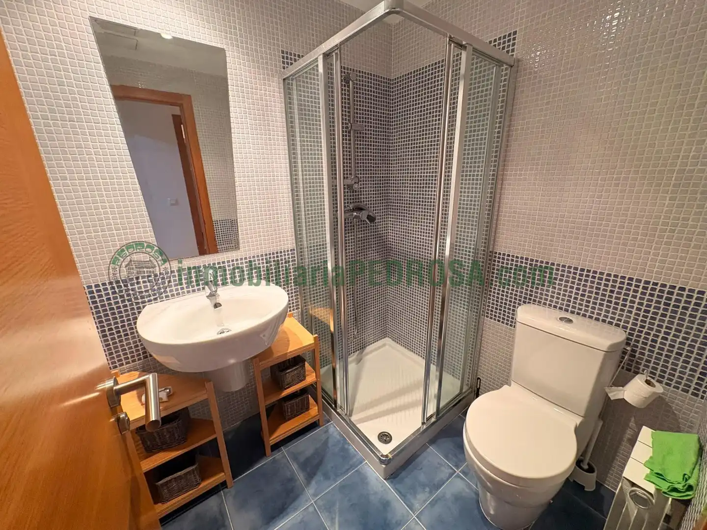 Baño de Apartamento de alquiler en Pontevedra Capital  con Calefacción, Terraza y Trastero