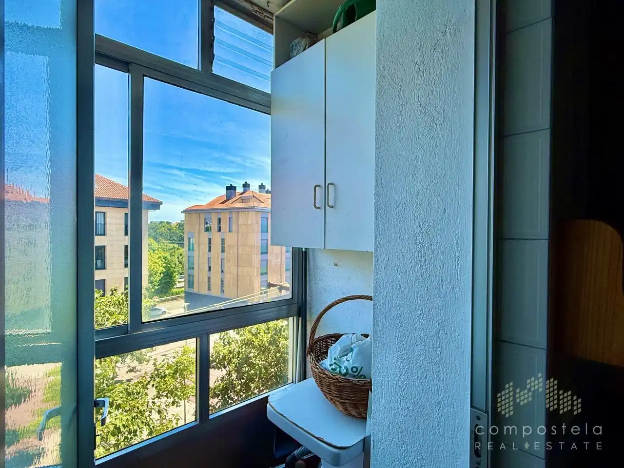 Terraza de Piso en venta en Santiago de Compostela  con Calefacción, Parquet y Trastero