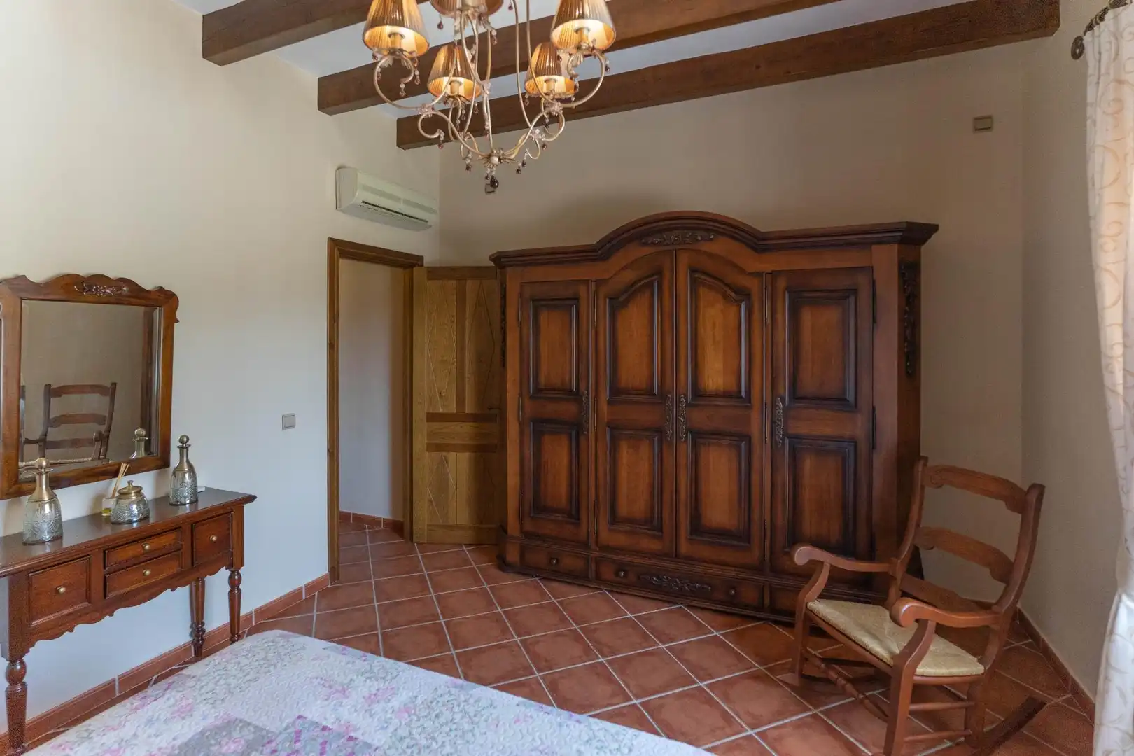 Bedroom of Houses for rent in Alhaurín El Grande  with Air Conditioner, Private garden and Terrace