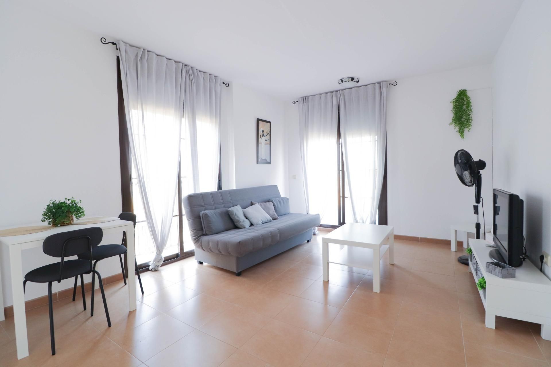 Living room of Flat to rent in Huércal de Almería  with Balcony