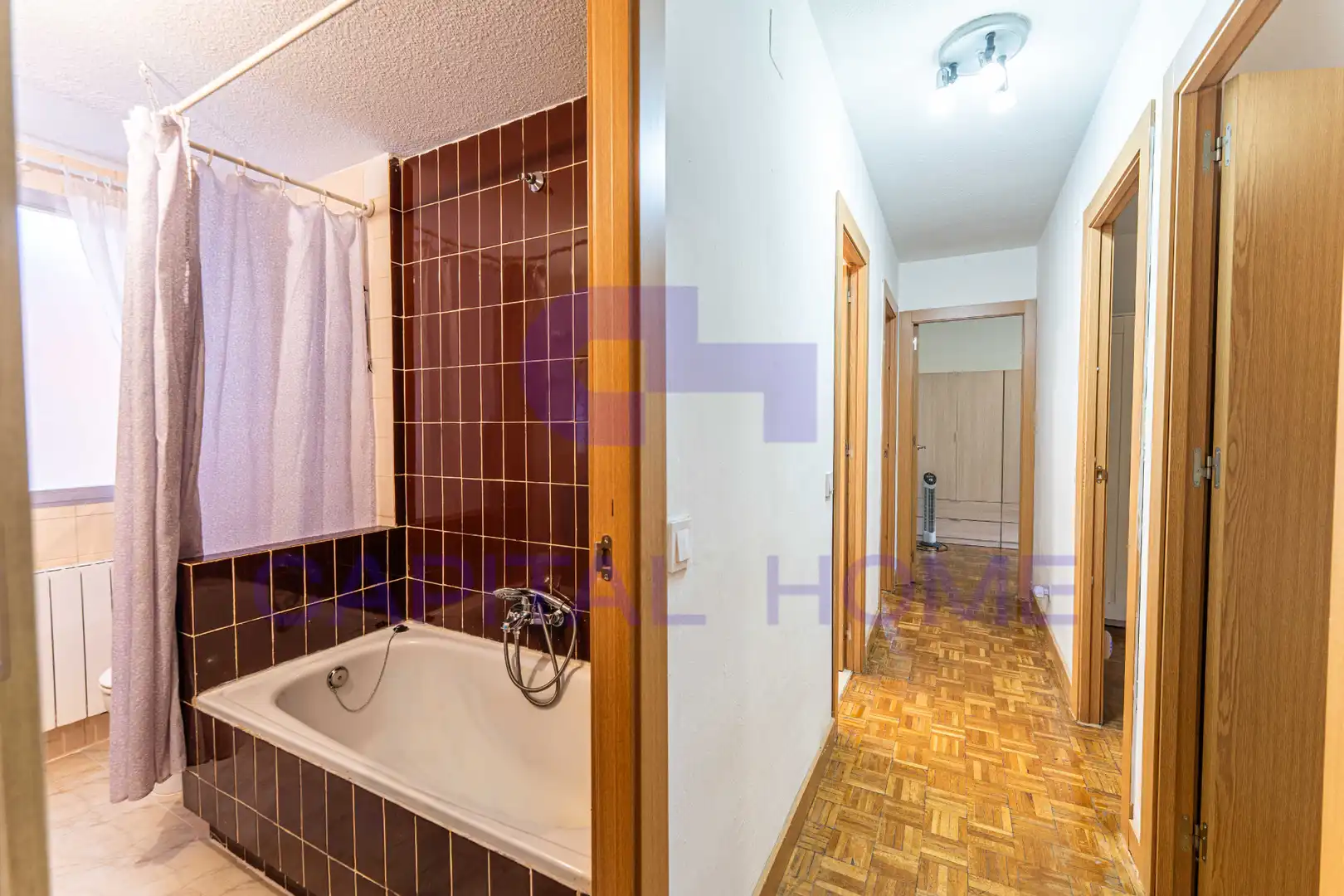 Bany de Pis en venda en Móstoles amb Calefacció, Parquet i Terrassa