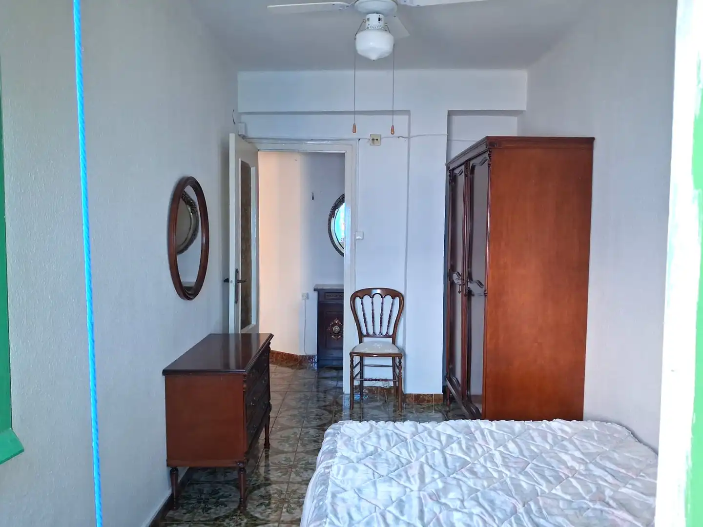 Bedroom of Flat for sale in Zaragoza  with Heating, Terrace and Furnished