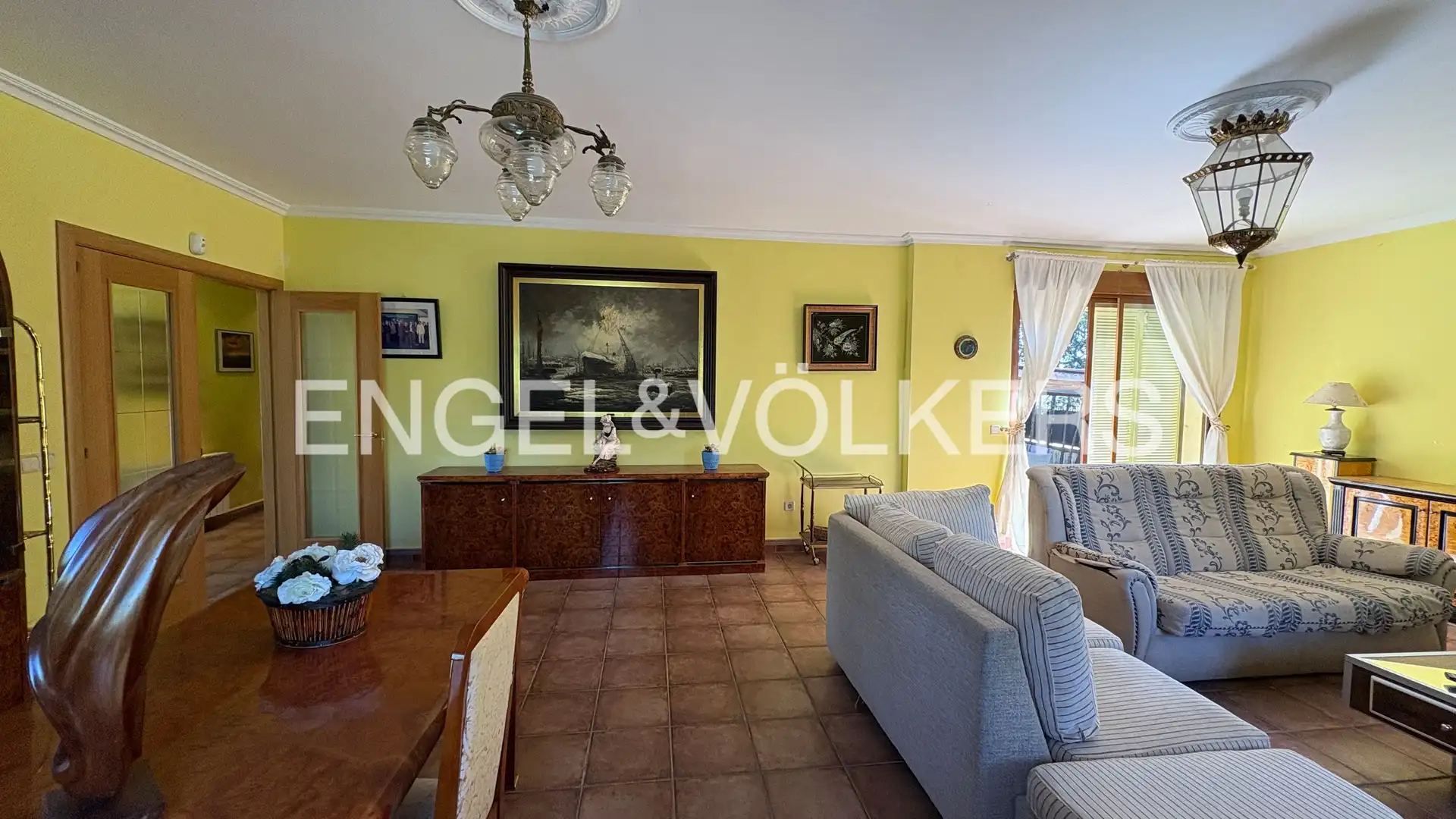 Sala d'estar de Casa o xalet de lloguer en Los Molinos, Madrid