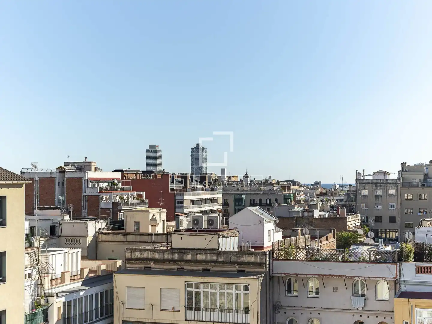 Exterior view of Flat for sale in Barcelona  with Air Conditioner, Heating and Parquet flooring