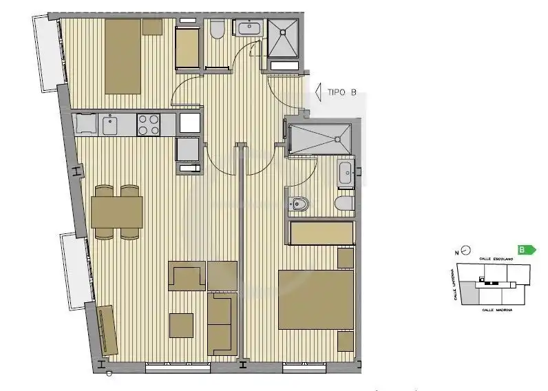 Flat with lift to rent in Madrina 1, imagen 7