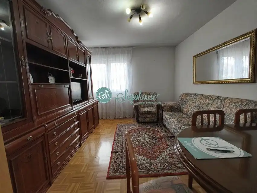 Wohnzimmer von Wohnung zur Miete in San Cristóbal de Segovia mit Heizung, Parkett und Möbliert