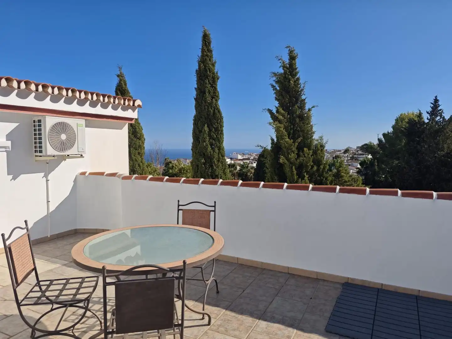 Terrassa de Àtic de lloguer en Benalmádena amb Aire condicionat, Terrassa i Moblat