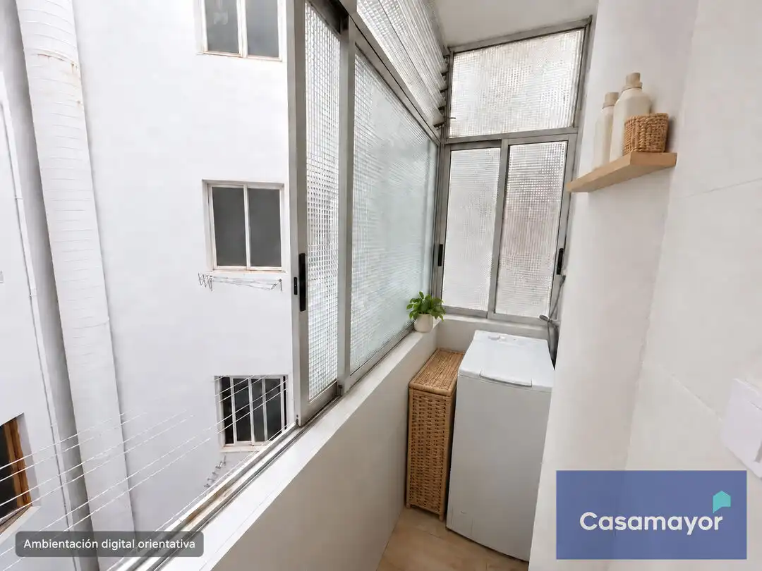 Balcony of Flat for rent in Alicante / Alacant  with Air Conditioner, Heating and Terrace