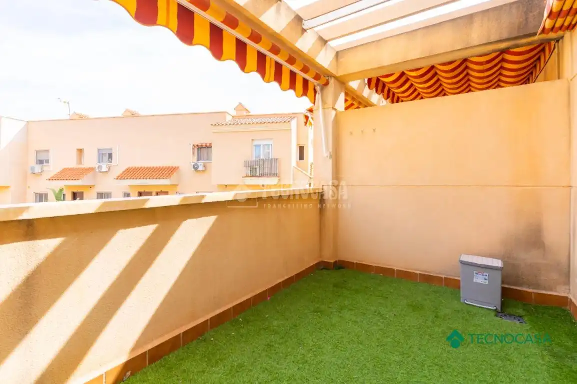 Terrace of Duplexes for sale in Roquetas de Mar  with Air Conditioner and Terrace