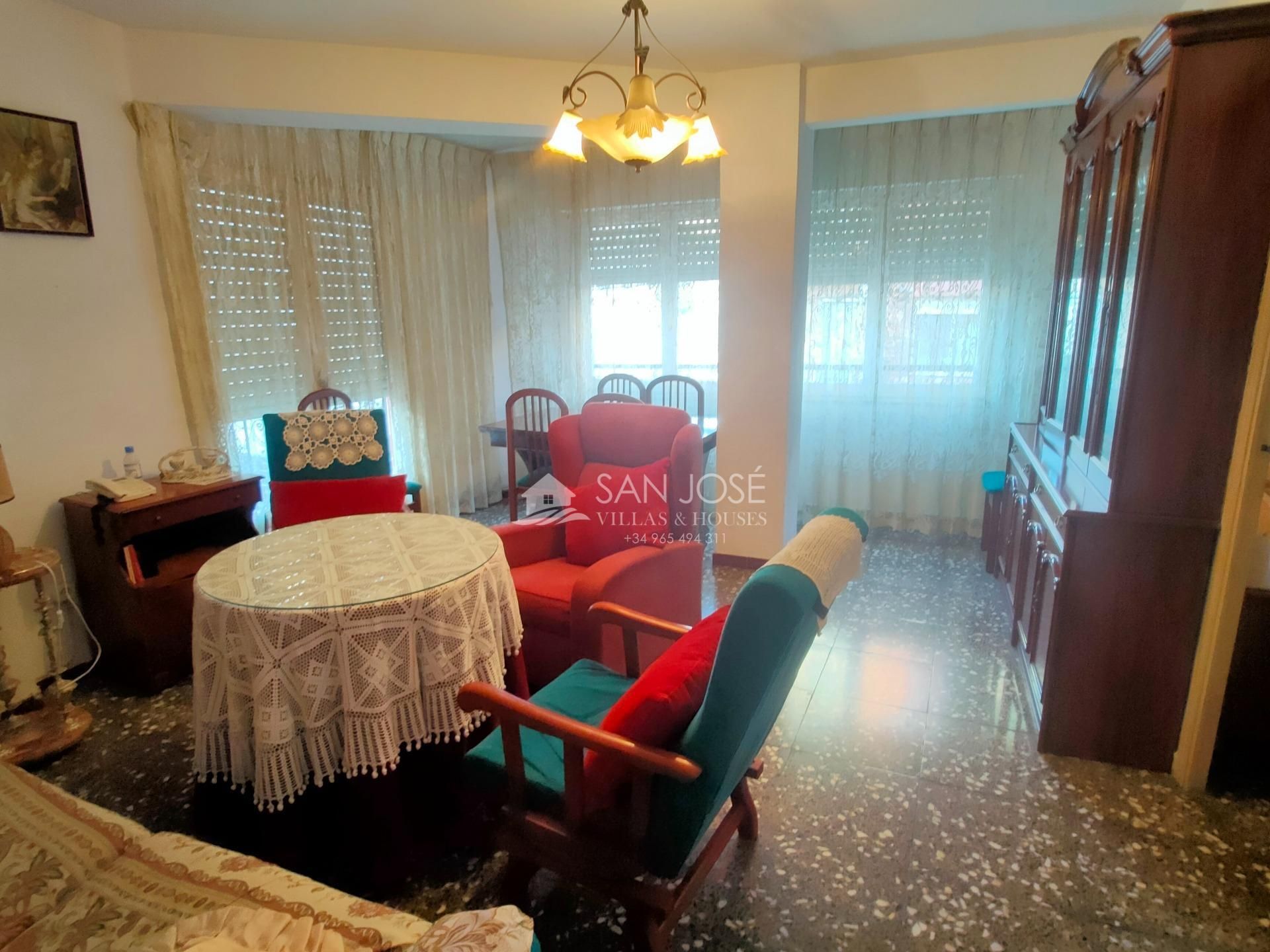 Dining room of Flat for sale in Aspe  with Terrace and Balcony