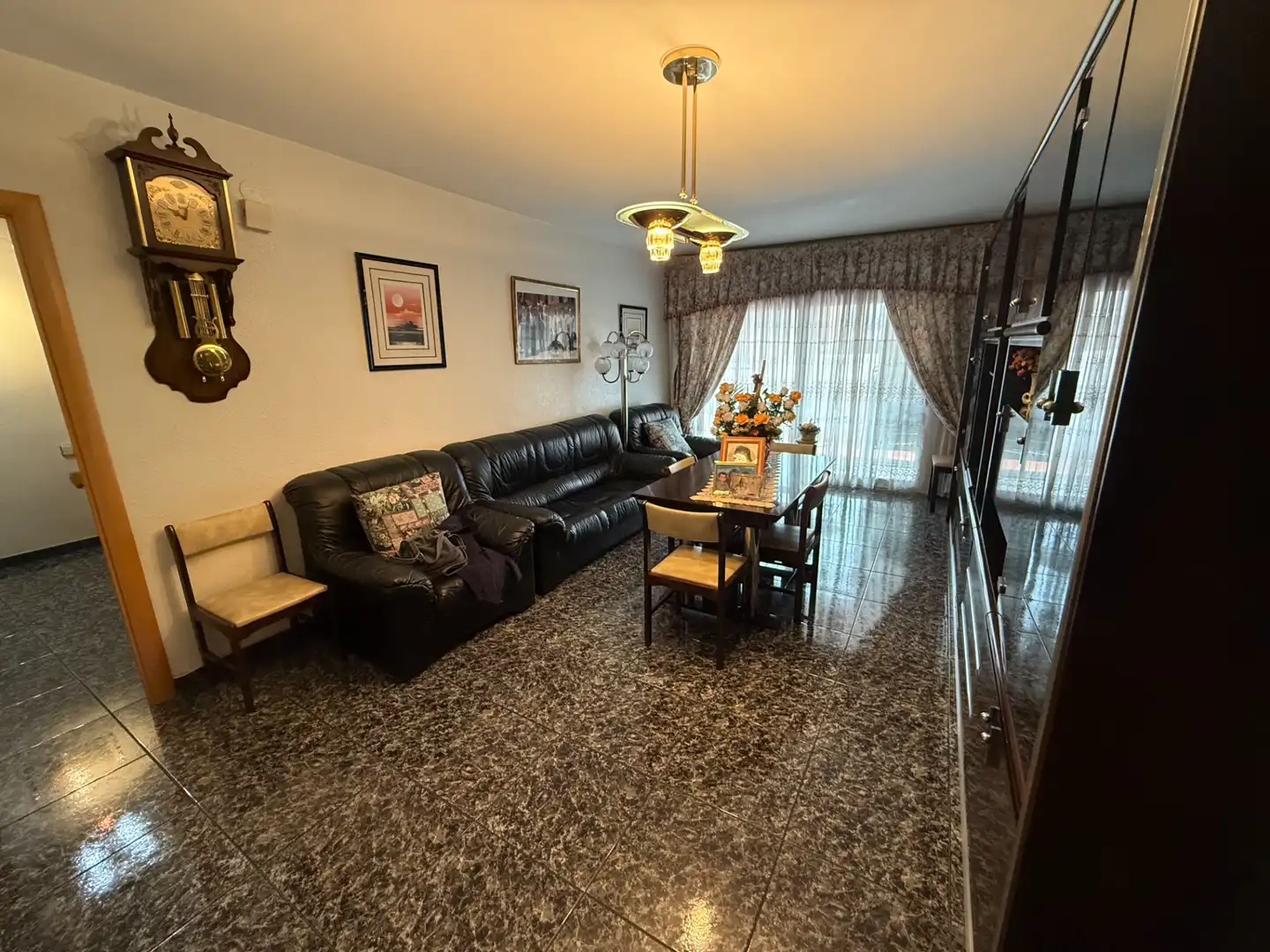 Wohnzimmer von Wohnung zum Verkauf in Terrassa mit Klimaanlage, Heizung und Terrasse