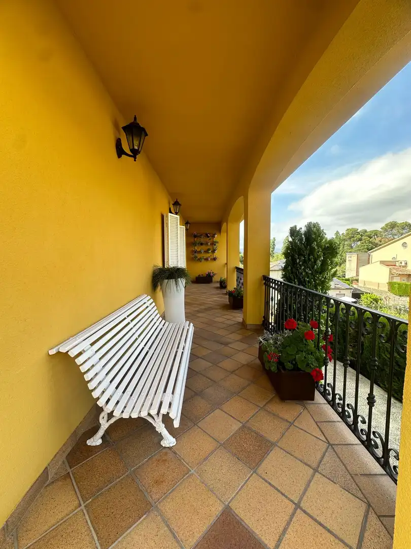 Terraza de Casa o chalet en venta en Montornès del Vallès con Aire acondicionado, Calefacción y Jardín privado