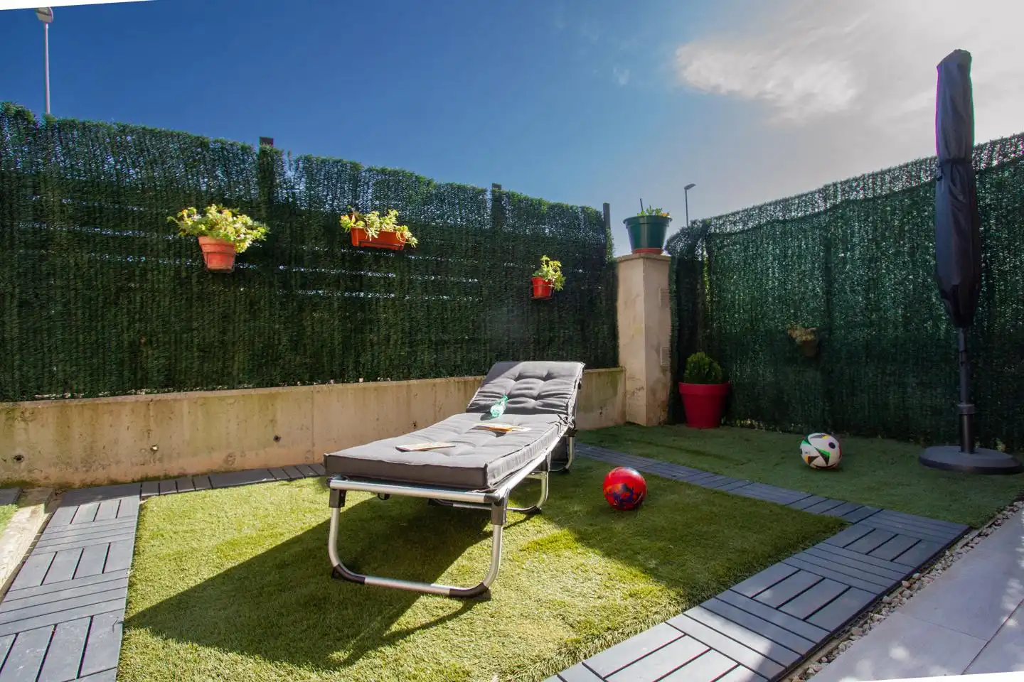 Terraza de Casa o chalet en venta en Aoiz / Agoitz con Jardín privado, Terraza y Amueblado