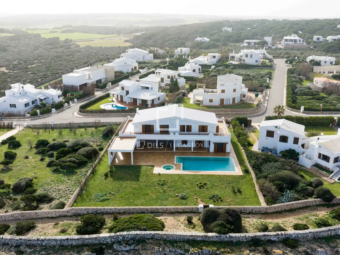 Außenansicht von Haus oder Chalet zum Verkauf in Ciutadella de Menorca mit Privatgarten, Terrasse und Schwimmbad
