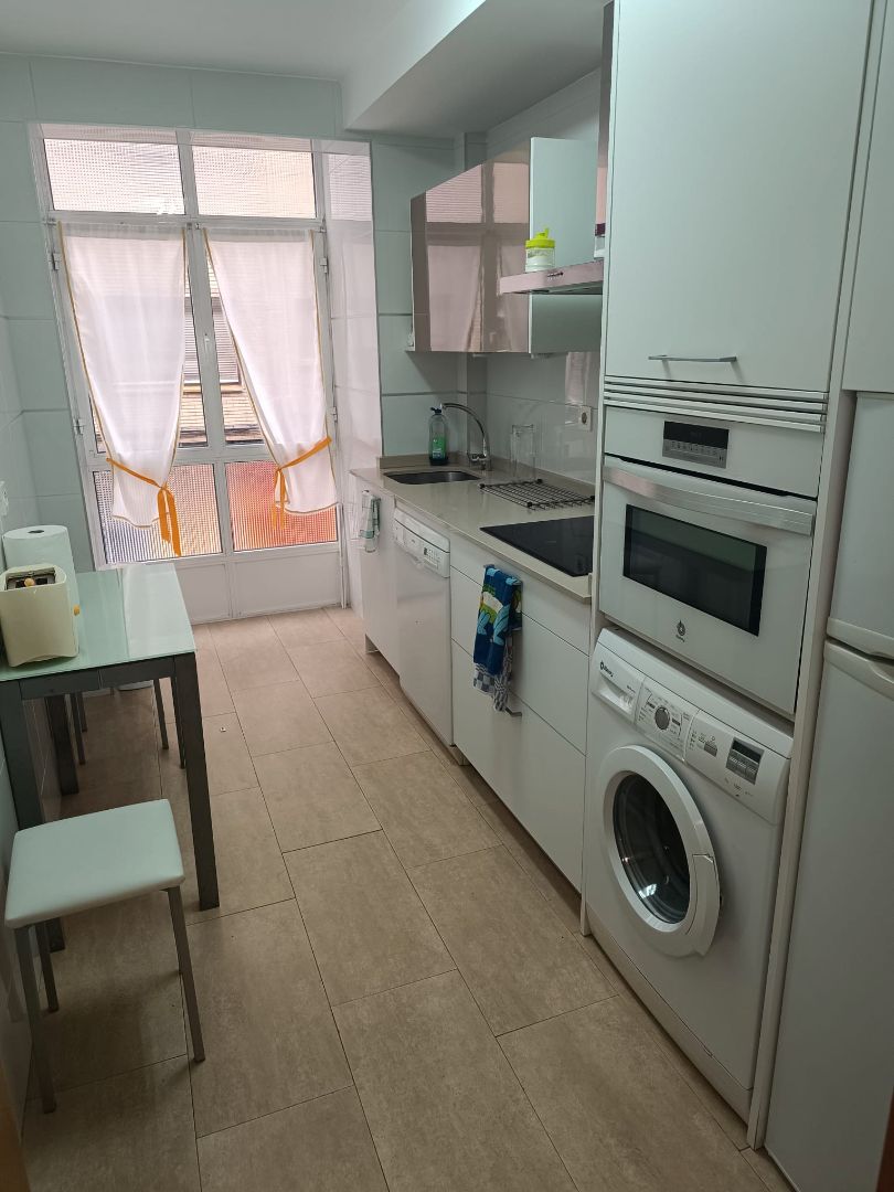 Kitchen of Flat to rent in Gijón   with Furnished