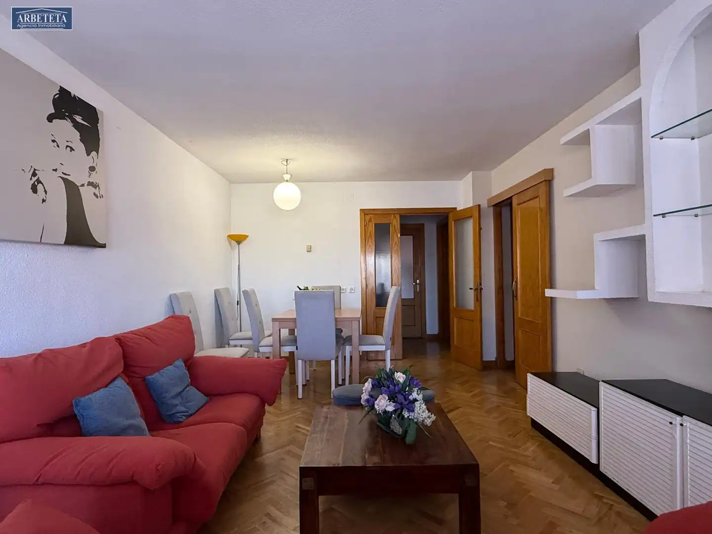 Wohnzimmer von Wohnung zur Miete in Guadalajara mit Parkett
